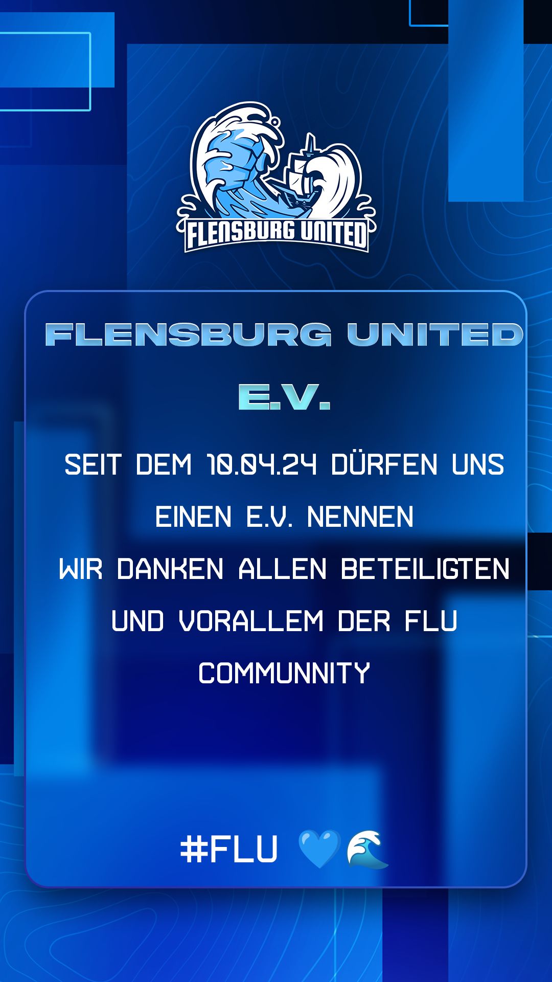 Flyer der Flu Gründung